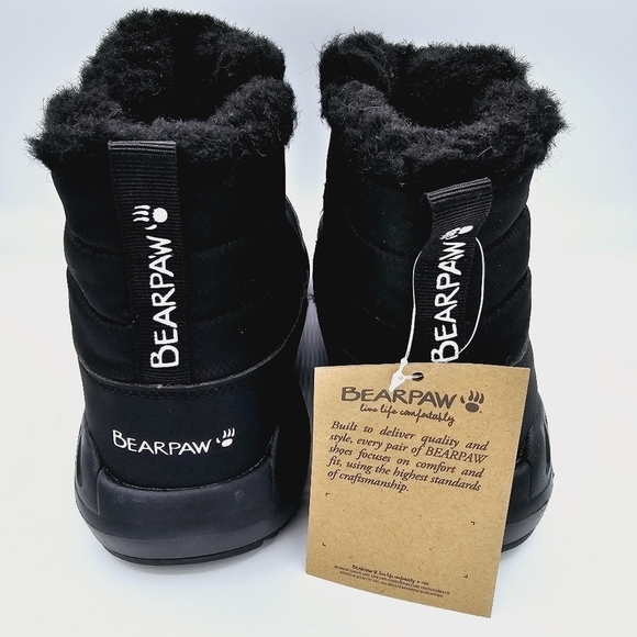 Bearpaw Black Puffy Boot Women's Snow Boots NWT, size 9 - Picture 2 of 15